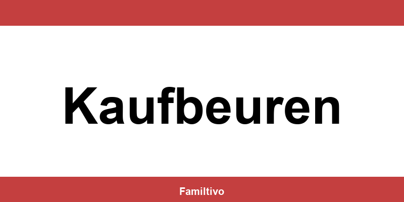 Kontakt zur Familienkasse Kaufbeuren - Telefonnummer